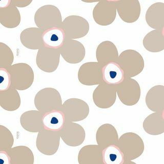 vrolijk-grote bloemen-roze-blauw-beige