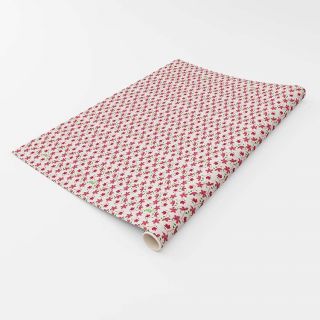 Volle-rol-pvc-bloemen-rood-gezellig-wasbaar