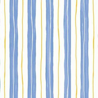 Captain-Cook-gestreept-blauw-wit-geel-PVC-makkelijk-wasbaar