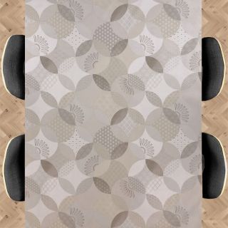 tischdecke-abwaschbar-beige-oval-rund-garten-draußen-uninap