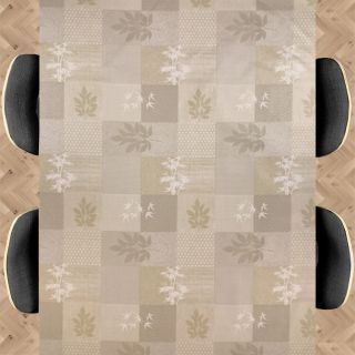 tischdecke-abwaschbare-Blätter-beige-außen-uninap