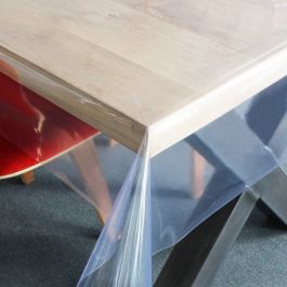 Wolle Ilkadim - Tischfolie Schutzfolie Tischschutz Folie Transparent 1,6  mm, Länge auswählbar