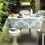WachstischdeckeBig Flower Ice Grey 