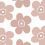 WachstuchBig Flower Rosewood