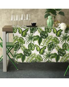 Tischdecke-Pflanzen-Mimose-grün-Tischschutz