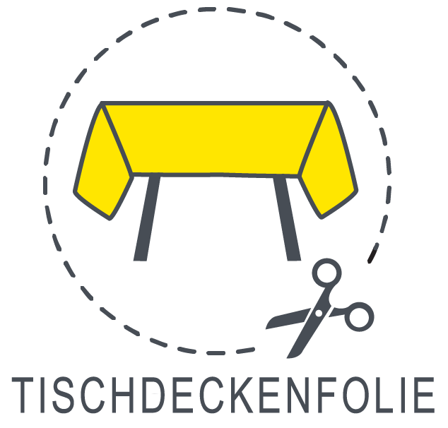 Tischdecken Folie
